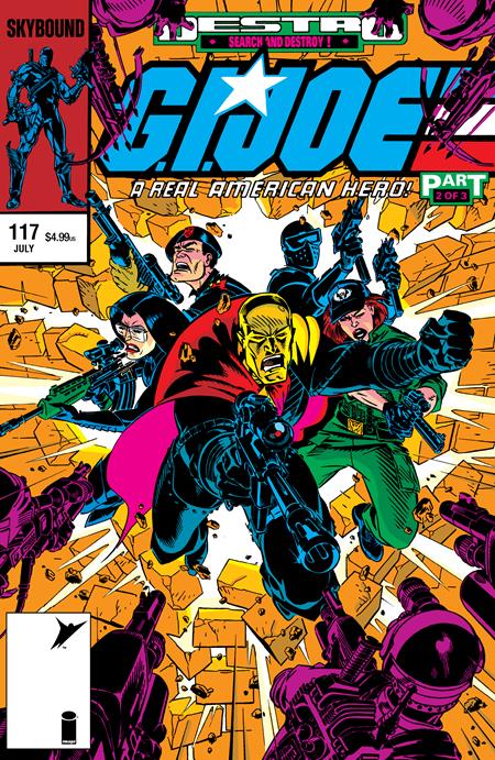 PRE-SALE: GI JOE A REAL AMERICAN HERO #117 HAMA FILES EDITION CVR C MICHAEL GOLDEN FOIL VAR