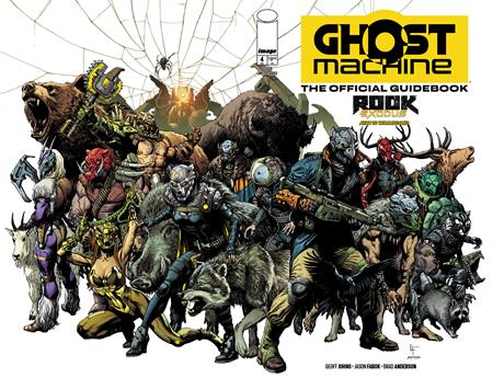 PRE-SALE: GHOST MACHINE THE OFFICIAL GUIDEBOOK #4 (OF 5) CVR A GARY FRANK & BRAD ANDERSON WRAPAROUND