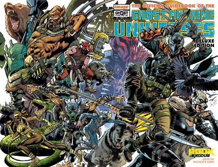 PRE-SALE: GHOST MACHINE THE OFFICIAL GUIDEBOOK #4 (OF 5) CVR B BRYAN HITCH & BRAD ANDERSON WRAPAROUND VAR