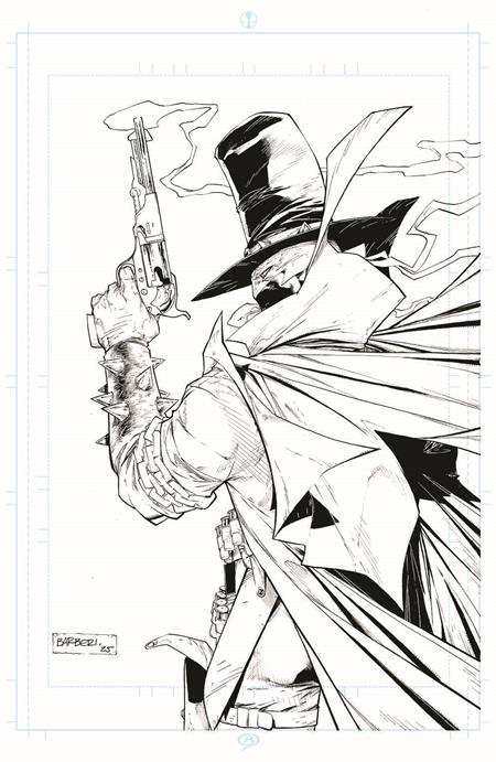 PRE-SALE: GUNSLINGER SPAWN #56 CVR B CARLO BARBERI RAW ART VAR