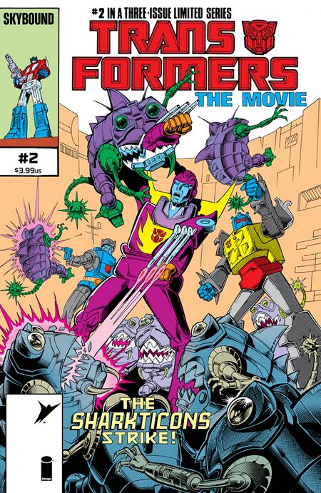 PRE-SALE: HE TRANSFORMERS THE MOVIE 40TH ANNIVERSARY EDITION #2 (OF 3) CVR B DON PERLIN & IAN AKIN & BRIAN GARVEY VAR