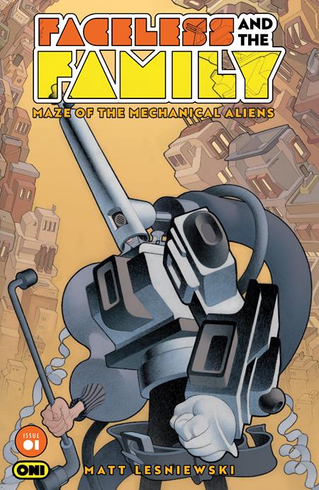 PRE-SALE: FACELESS AND THE FAMILY MAZE OF THE MECHANICAL ALIENS #1 (OF 4) CVR A MATT LESNIEWSKI