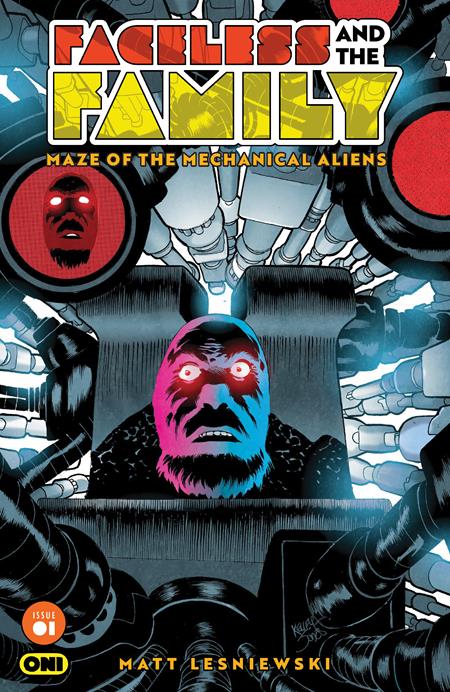 PRE-SALE: FACELESS AND THE FAMILY MAZE OF THE MECHANICAL ALIENS #1 (OF 4) CVR B KELLEY JONES VAR