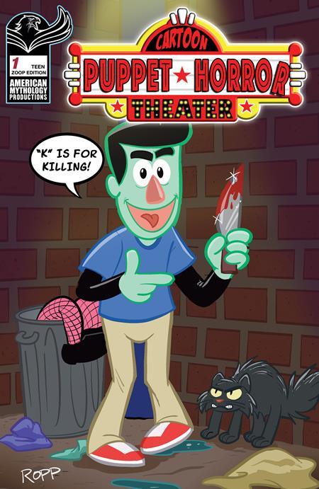PRE-SALE: CARTOON PUPPET HORROR THEATER #1 CVR E ADRIAN ROPP ZOOP VAR