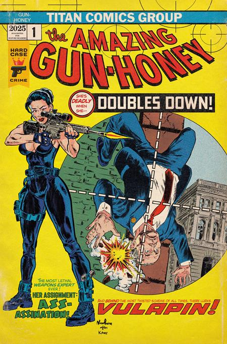 PRE-SALE: GUN HONEY DOUBLES DOWN #2 (OF 4) CVR G NUNO PEREIRA HOMAGE VAR (MR)