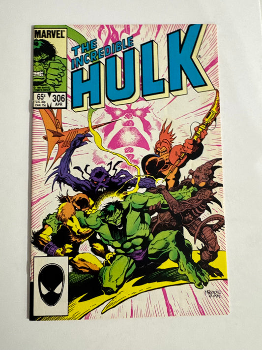 INCREDIBLE HULK #306 NM- Mike Mignola Cover