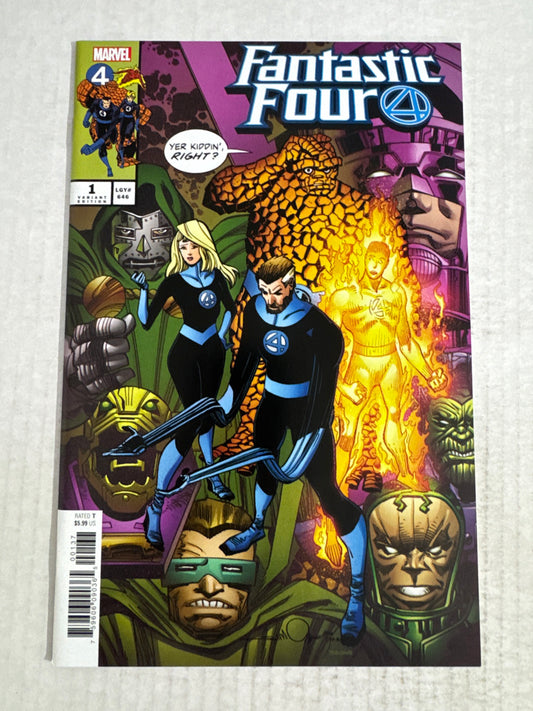 FANTASTIC FOUR #1 Vol 6 NM- Walt Simonson Variant 1ST APPEARANCE