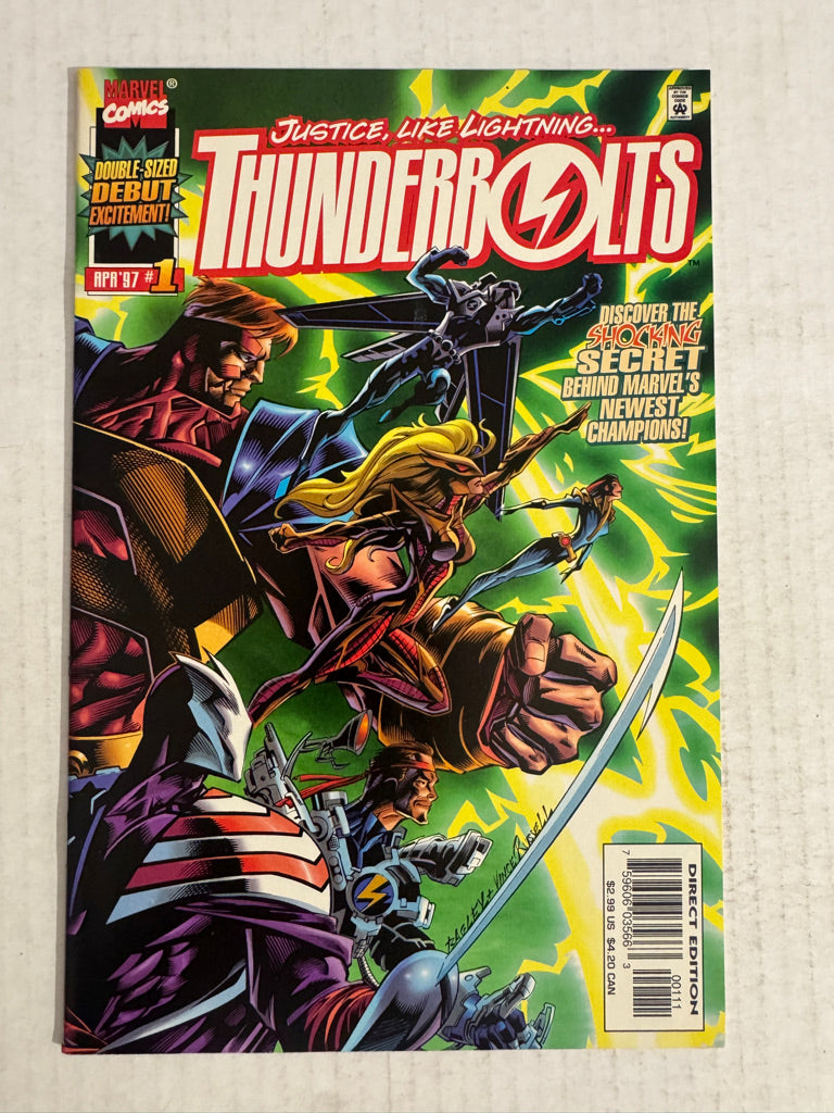 THUNDERBOLTS #1 NM Mark Bagley Cover 1ST APPEARANCE