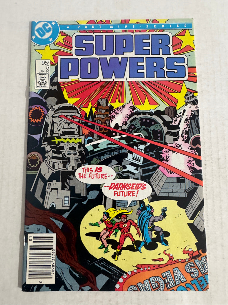 SUPER POWERS #6 VF/NM Jack Kirby Cover CANADIAN PRICE VARIANT