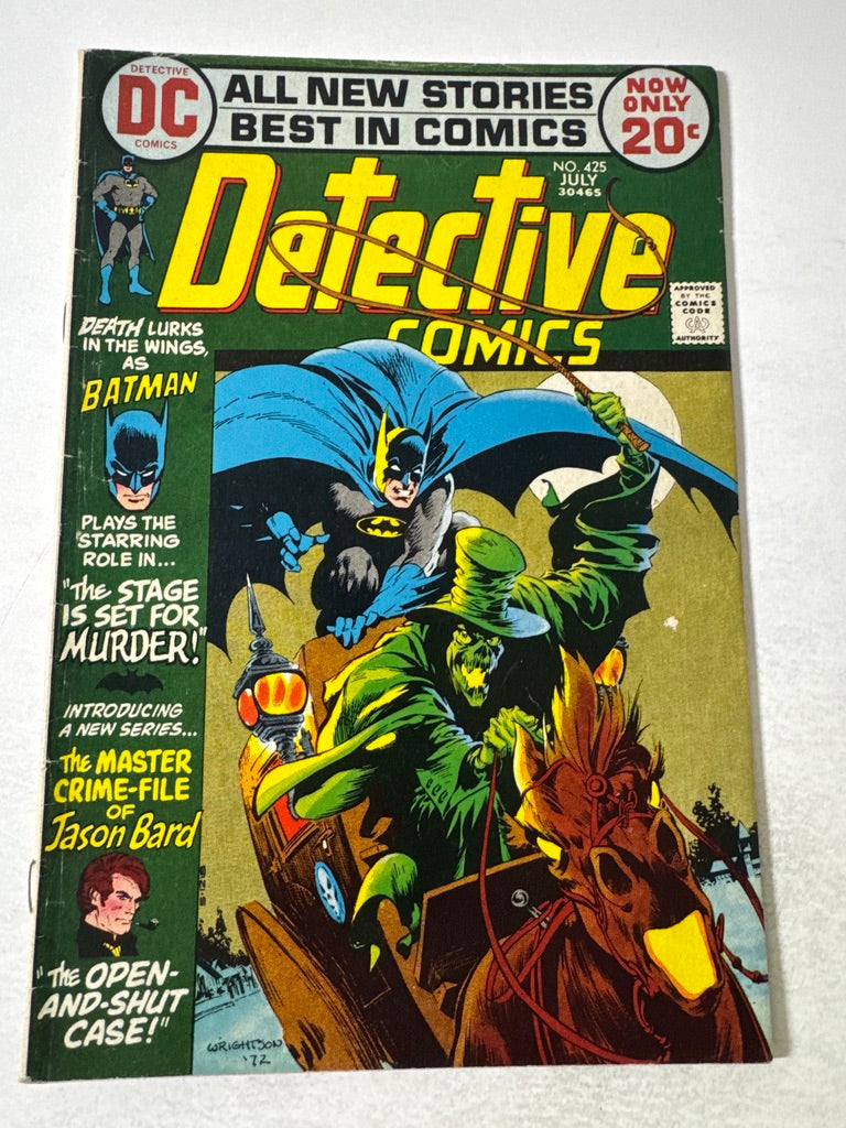 DETECTIVE COMICS #425 VG+ Bernie Wrightson Cover