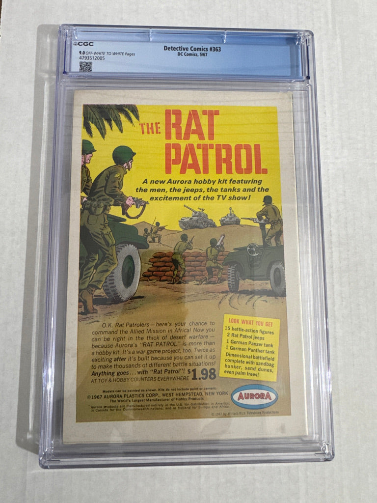 DETECTIVE COMICS #363 CGC 9.0
