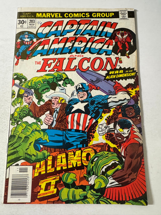 CAPTAIN AMERICA #203 FN/VF Jack Kirby Cover