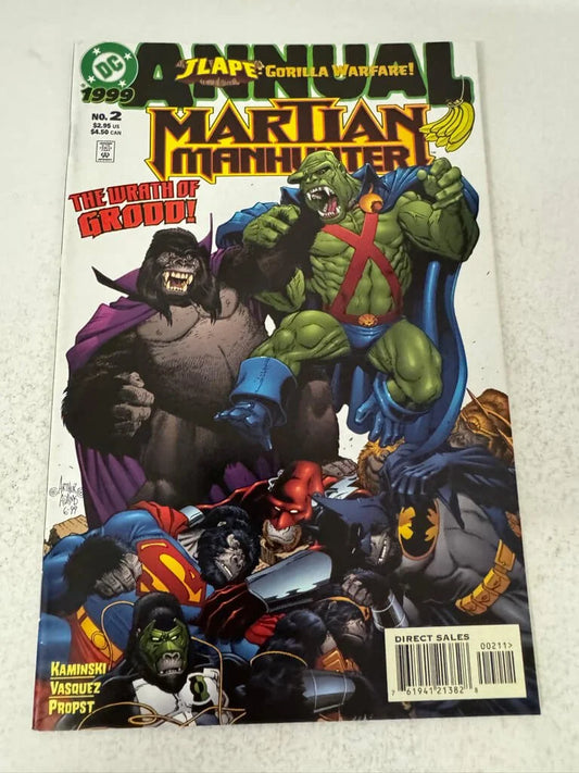 MARTIAN MANHUNTER ANNUAL #2 1999 NM Arthur Adams Cover