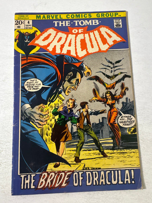 THE TOMB OF DRACULA #4 GD/VG