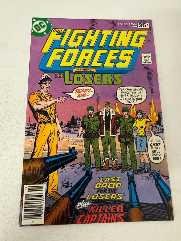 OUR FIGHTING FORCES #178 NM- Joe Kubert Cover