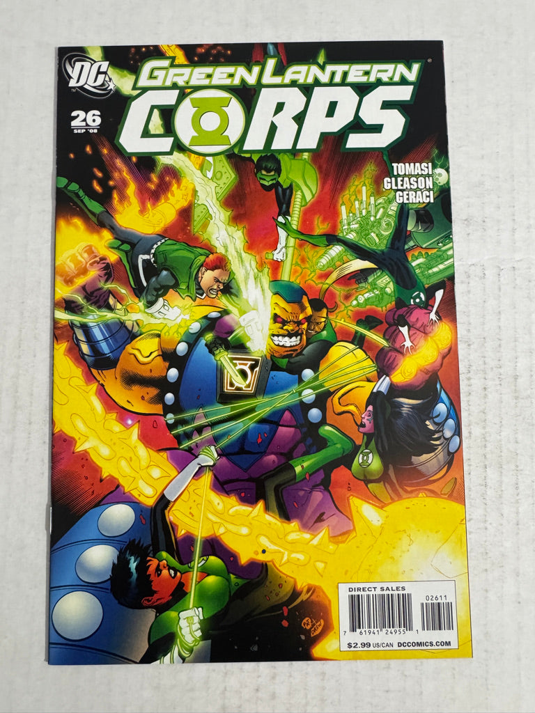 GREEN LANTERN CORPS #26 Vol 2 NM Patrick Gleason Cover