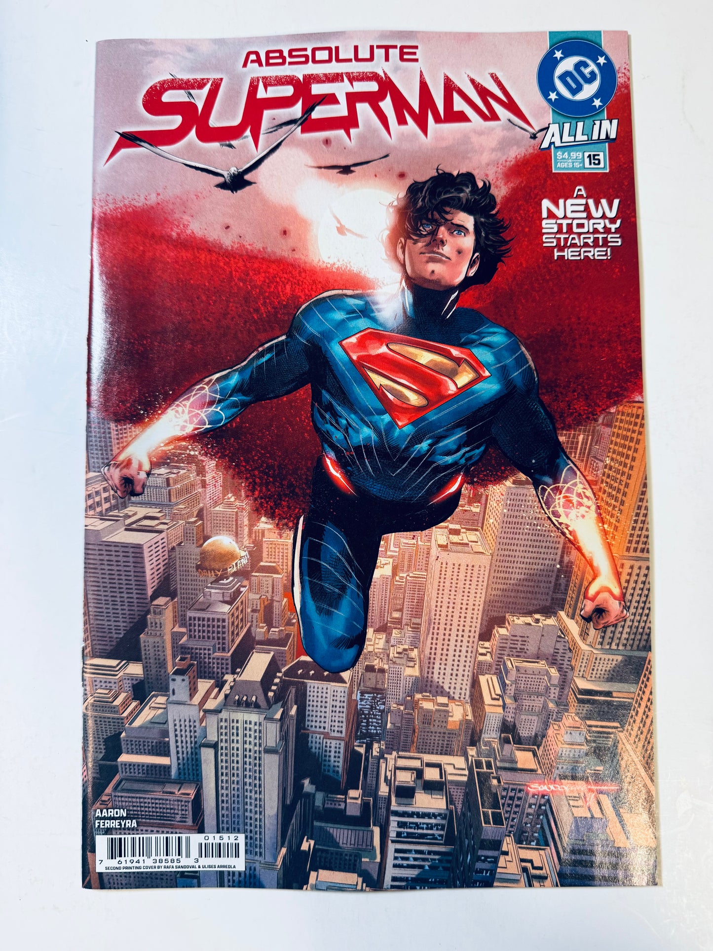ABSOLUTE SUPERMAN #15 NM 2nd Print