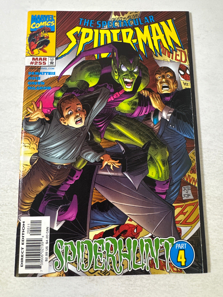 SPECTACULAR SPIDER-MAN #255 NM- John Romita Jr Cover