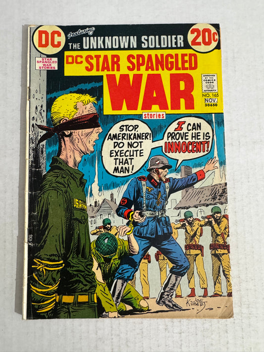 STAR SPANGLED WAR STORIES #165 VG Joe Kubert Cover