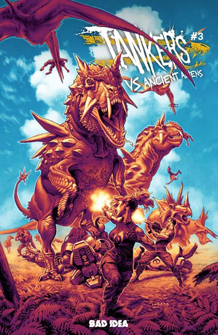 PRE-SALE: TANKERS VS ANCIENT ALIENS # 3 (OF 4) CVR B LEWIS LAROSA VAR