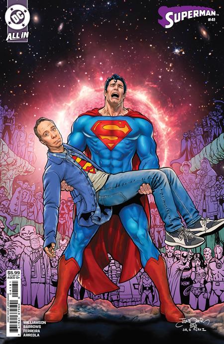 PRE-SALE: SUPERMAN #41 CVR F JASON BADOWER STUART FAILS TO SAVE THE UNIVERSE CARD STOCK VAR (KINGDOM OF ZOD)