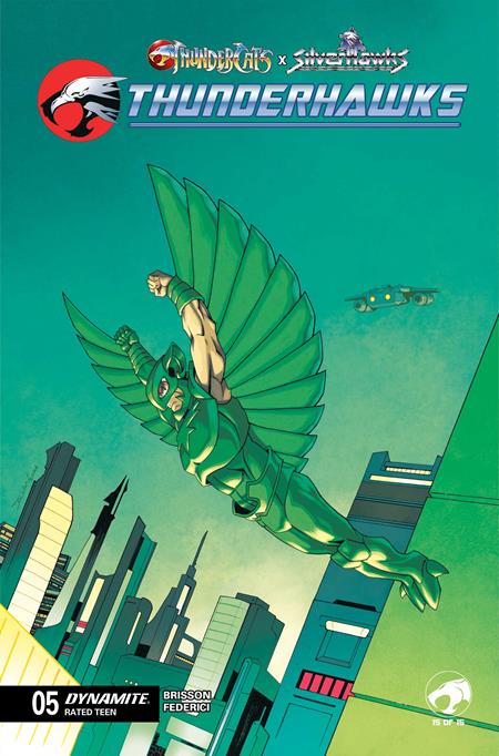 PRE-SALE: THUNDERCATS X SILVERHAWKS THUNDERHAWKS #5 CVR B DECLAN SHALVEY VAR