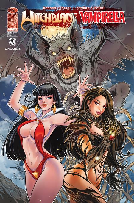 PRE-SALE: WITCHBLADE VAMPIRELLA #1 (ONE SHOT) CVR A LAURA BRAGA