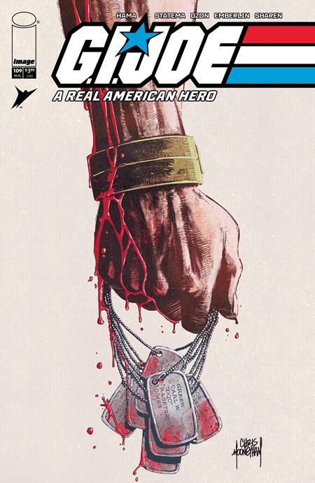PRE-SALE: GI JOE A REAL AMERICAN HERO #109 HAMA FILES EDITION CVR B CHRIS MOONEYHAM VAR