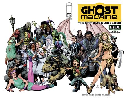 PRE-SALE: GHOST MACHINE THE OFFICIAL GUIDEBOOK #5 (OF 5) CVR A GARY FRANK & BRAD ANDERSON WRAPAROUND