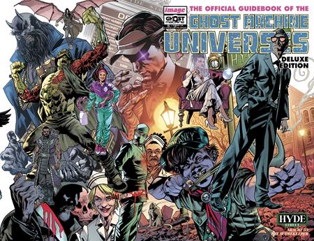 PRE-SALE: GHOST MACHINE THE OFFICIAL GUIDEBOOK #5 (OF 5) CVR B BRYAN HITCH & BRAD ANDERSON WRAPAROUND VAR