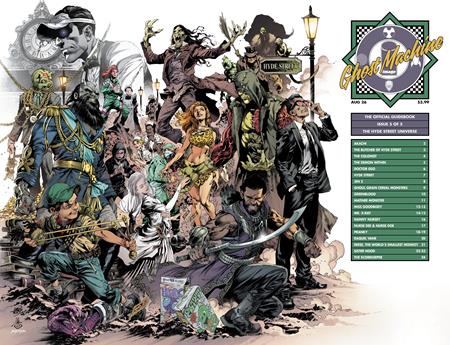 PRE-SALE: GHOST MACHINE THE OFFICIAL GUIDEBOOK #5 (OF 5) CVR C IVAN REIS & DANNY MIKI WRAPAROUND VAR
