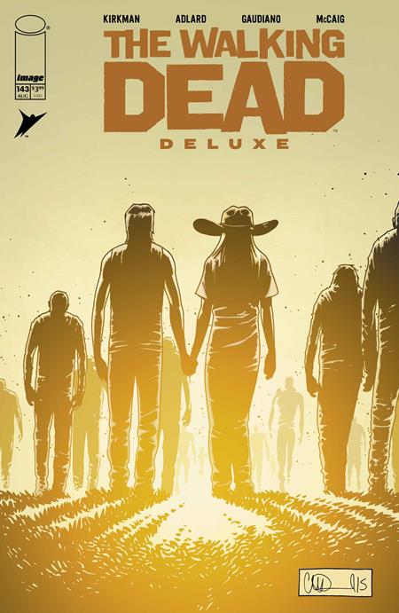 PRE-SALE: WALKING DEAD DELUXE #143 CVR B CHARLIE ADLARD & DAVE MCCAIG VAR (MR)