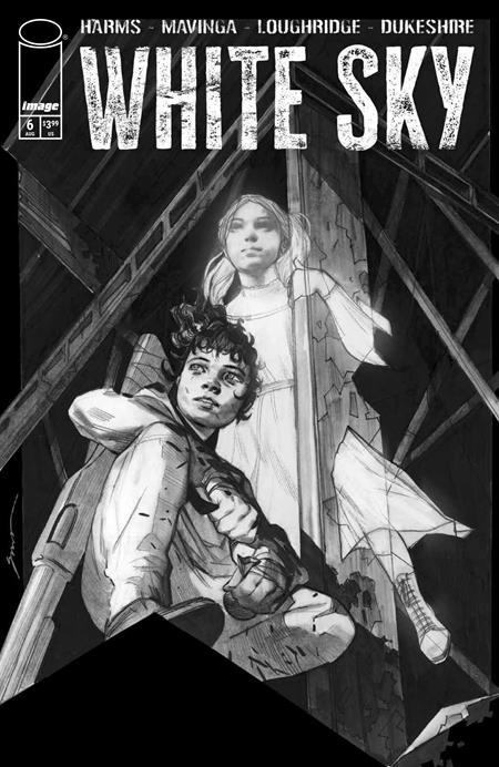 PRE-SALE: WHITE SKY #6 CVR D ELIZA IVANOVA B&W VAR (MR)