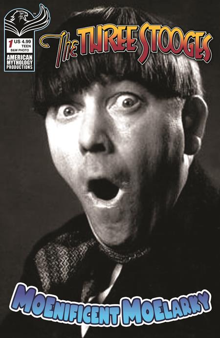 PRE-SALE: THREE STOOGES MOENIFICENT MOELARKY #1 CVR C B&W PHOTO VAR