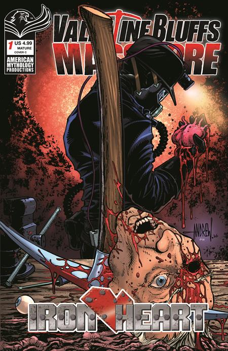PRE-SALE: VALENTINE BLUFFS MASSACRE IRON HEART #1 (OF 2) CVR C ANDREW MANGUM VAR (MR)