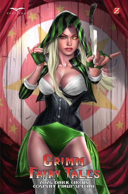 PRE-SALE: GRIMM FAIRY TALES 2026 DARK CIRCUS COSPLAY PINUP SPECIAL (ONE SHOT) CVR B JOSH BURNS VAR
