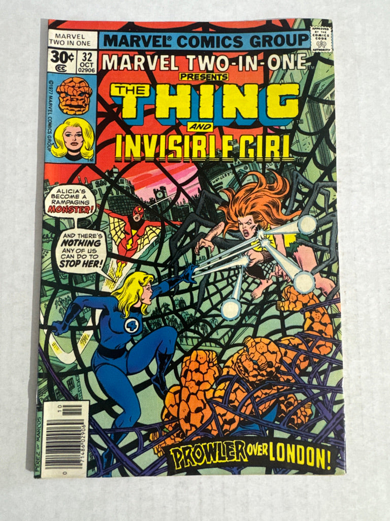 MARVEL TWO-IN-ONE #32 George Perez Cover