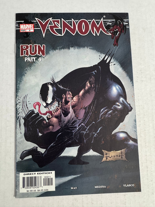 VENOM #9 VF/NM Sam Kieth Cover