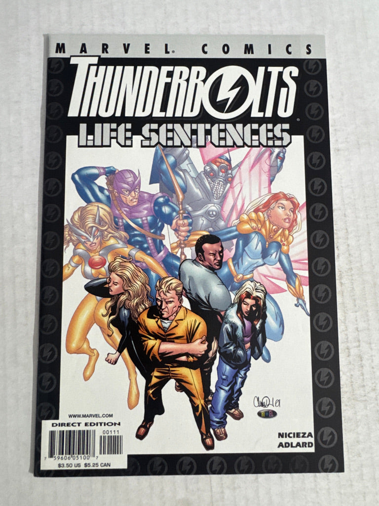 THUNDERBOLTS Life Sentences NM Charlie Adlard Cover