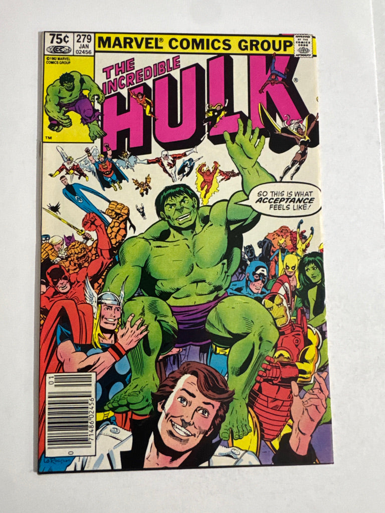INCREDIBLE HULK #279 VF/NM CANADIAN PRICE VARIANT