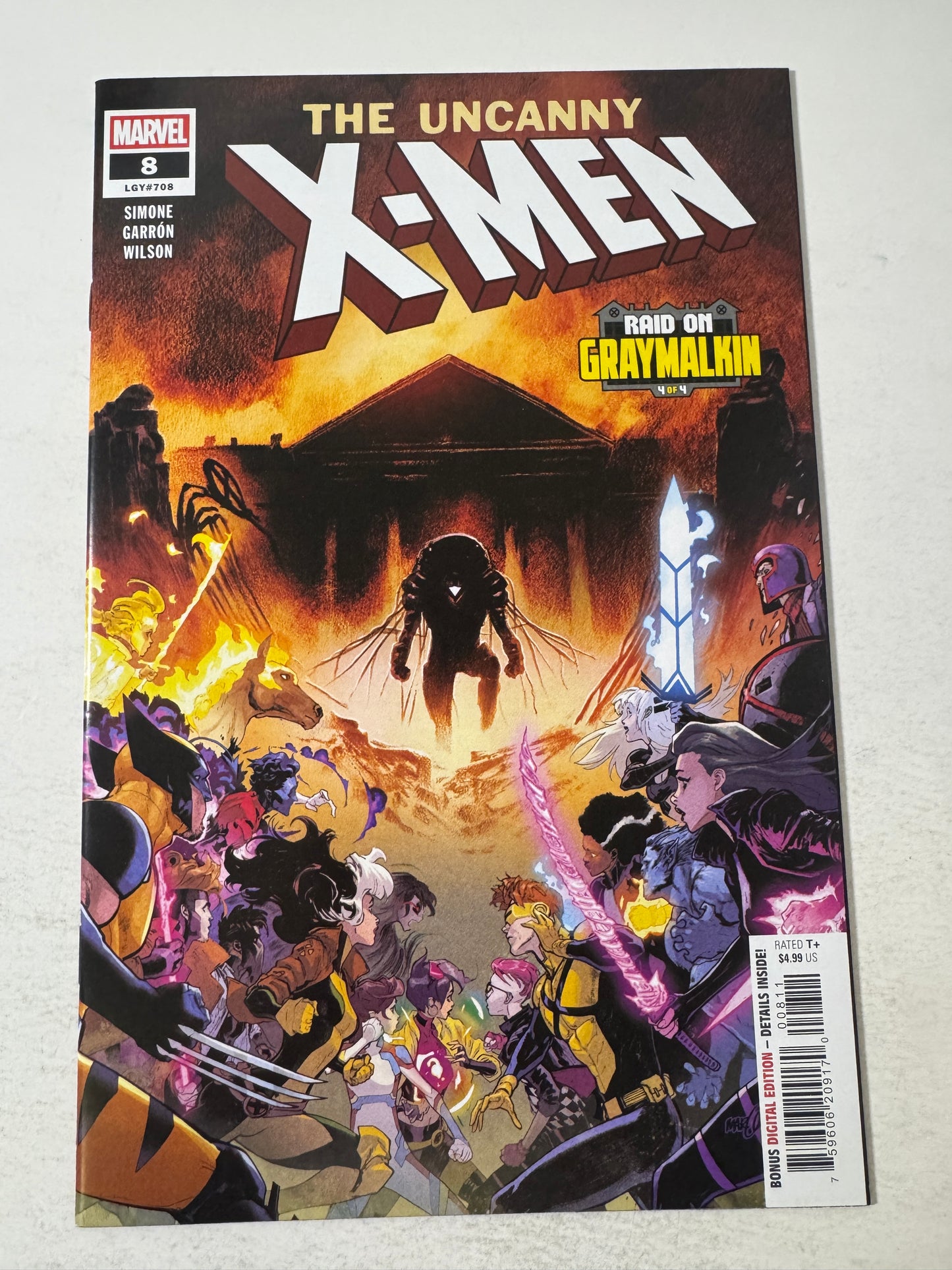 UNCANNY X-MEN #8 Vol 6 NM