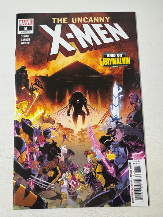 UNCANNY X-MEN #8 Vol 6 NM