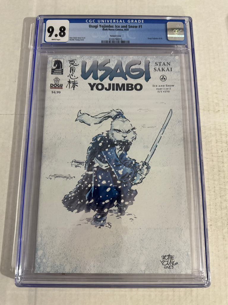 USAGI YOJIMBO Ice and Snow #1 9.8 CGC Skottie Young Variant