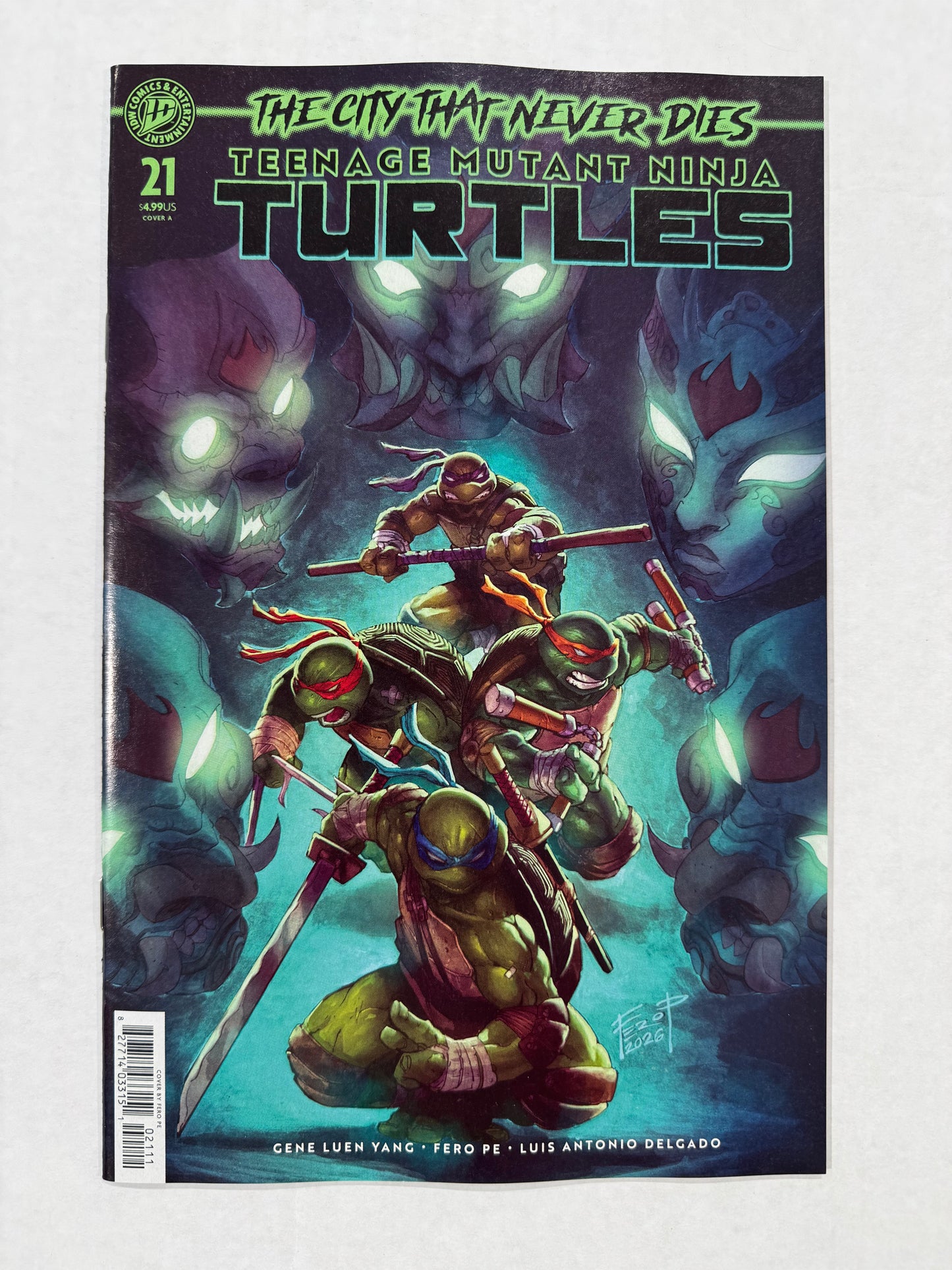 TEENAGE MUTANT NINJA TURTLES #21 NM
