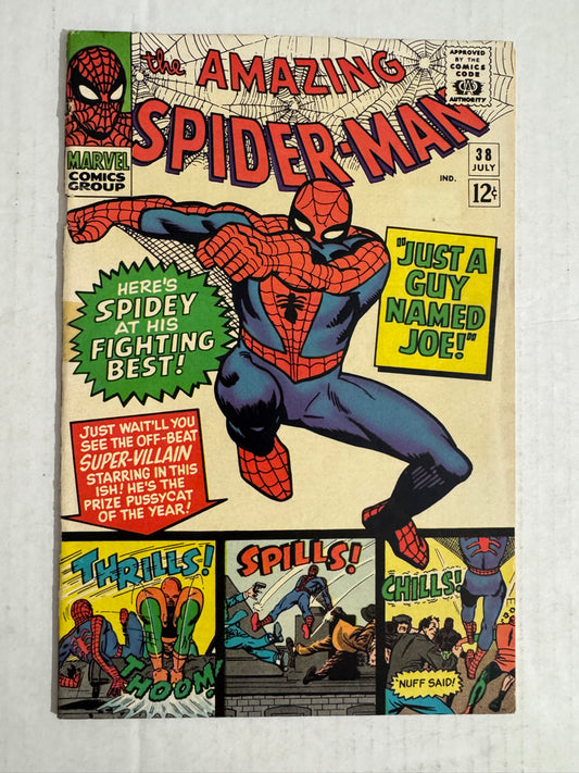 AMAZING SPIDER-MAN #38 FN (tape on spine)