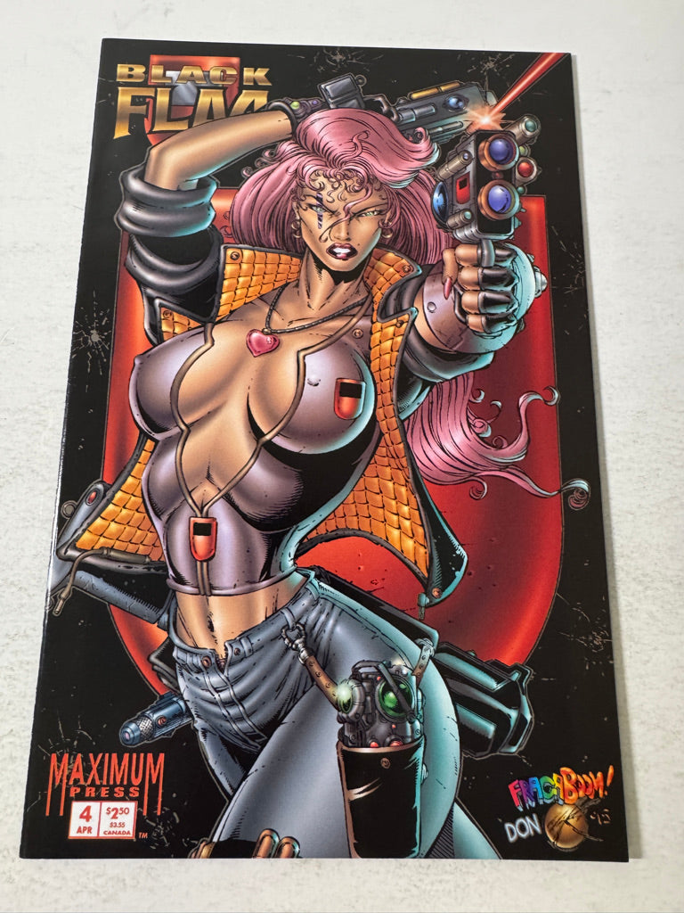 BLACK FLAG #4 NM Black Border  Variant