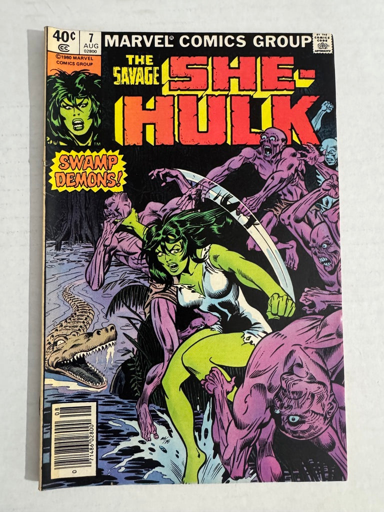 SAVAGE SHE-HULK #7 NEWSSTAND