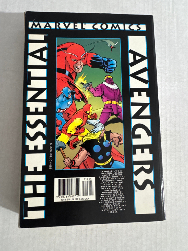 MARVEL COMICS THE ESSENTIAL AVENGERS Vol 1 TPB VF+ OOP