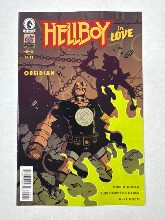 HELLBOY IN LOVE: OBSIDIAN #2 NM