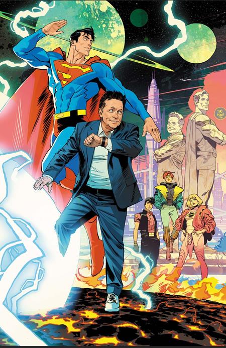PRE-SALE: LEGION OF SUPER-HEROES #1 CVR H DAN MORA MICHAEL J FOX CAMEO CARD STOCK VAR